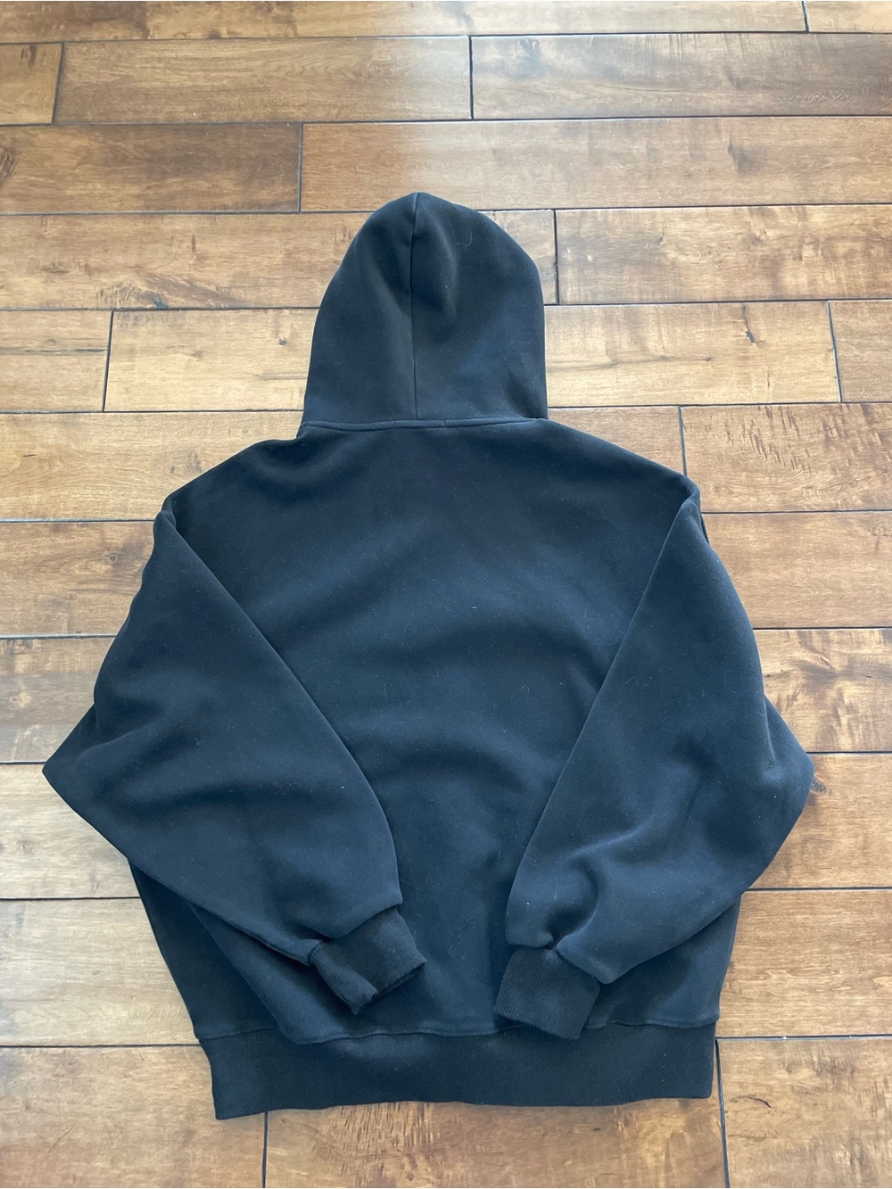 Aelfric Eden Black Hoodie with White Dalmatian and Pink Boots Size S - Picture 3 of 4